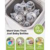 imageGrownsy EaseClean Bottle Washer Pro  AllinOne Bottle Washer and Sterilizer and Dryer  Baby Bottle Washer for Bottles Pump Parts ampamp Baby Essentials  Replaces Hand WashingWhite