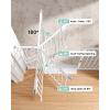 imageMoms ChoiceGROWNSY Baby Gate for Stairs 295quot484quot Pressure Mounted Baby Gate for Top of StairampampDoorway with VShaped Rods AntiTrip Pedal Extra Wide Stairs Dog Gate Easy Install wRed ReminderWhite