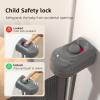 imageRetractable Baby Gates Pet Gate with Cat Door  41quot Tall Extends to 55quot Wide Dog Gate for Stairs Mesh Baby Gate with Door for CatsSmall Dogs Easy Install for Doorways Indoor ampampOutdoorGray