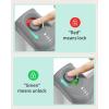 imageRetractable Baby Gates Pet Gate with Cat Door  41quot Tall Extends to 55quot Wide Dog Gate for Stairs Mesh Baby Gate with Door for CatsSmall Dogs Easy Install for Doorways Indoor ampampOutdoorGray