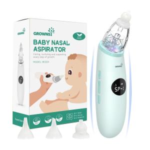 imageBaby Nasal Aspirator  Baby Nose Sucker  Baby Nose Cleaner Automatic Booger Sucker for Baby Rechargeable with Pause ampamp Music ampamp Light FunctionBlueGreen