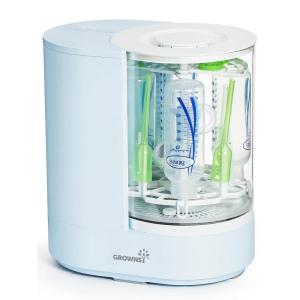 imageGROWNSY DeepClean Bottle Washer Pro Baby Bottle Washer and Sterilizer and Dryer Effortless Washing Machine for Bottle Cleaner Pump Parts Pacifiers  Wash Sterilize and Dry with One Touch BlueBlue