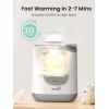 imageGROWNSY Bottle Warmer Baby Bottle Warmer Fast for Breastmilk ampamp Formula Accurate Temperature Control Milk Warmer for All Bottles with Thaw Sterilizing Keep Warm Heat FoodGrey
