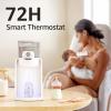 imageGROWNSY Instant Baby Bottle Warmer Precise 4 Temperatures Control  Night Light Midnight Feeding  Warm Water Dispenser for Formula in Seconds  72H Smart Thermostat Easy Keep WarmWhite