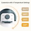 imageGROWNSY Instant Baby Bottle Warmer Precise 4 Temperatures Control  Night Light Midnight Feeding  Warm Water Dispenser for Formula in Seconds  72H Smart Thermostat Easy Keep WarmGreen