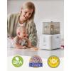 imageGrownsy 3Layer Large Bottle Sterilizer and Dryer Fast Sterilization and Drying Universal Bottle Sterilizer for Baby Bottles Breast Pump Parts ampamp Baby EssentialsWhite