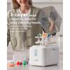 imageGrownsy 3Layer Large Bottle Sterilizer and Dryer Fast Sterilization and Drying Universal Bottle Sterilizer for Baby Bottles Breast Pump Parts ampamp Baby EssentialsWhite
