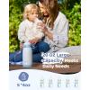 imagePortable Bottle Warmer GROWNSY Fast Baby Bottle Warmer On The Go Cordless Travel Milk Warmer for BreastmilkFormula with Precise Temperature Control Memory Functionblue