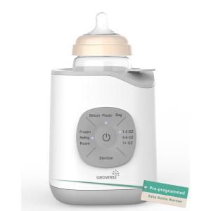 imageGROWNSY Bottle Warmer Baby Bottle Warmer Fast for Breastmilk ampamp Formula Accurate Temperature Control Milk Warmer for All Bottles with Thaw Sterilizing Keep Warm Heat FoodGrey