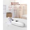imageGROWNSY Nasal Aspirator for Baby  Baby Nose Sucker  Electric Nose Suction for Toddler Ergonomic Booger Sucker with 3 Silicone Tips Music ampamp Light Soothing FunctionWhiteWhite
