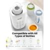 imageGROWNSY Nutri Bottle Warmer with Innovative AutoLift Feature 10in1 Fast Baby Bottle Warmer with Night Light Retain Nutrients Milk Warmer for BreastmilkampampFormulaGrey