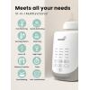 imageGROWNSY Nutri Bottle Warmer with Innovative AutoLift Feature 10in1 Fast Baby Bottle Warmer with Night Light Retain Nutrients Milk Warmer for BreastmilkampampFormulaGrey