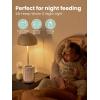 imageGROWNSY Nutri Bottle Warmer with Innovative AutoLift Feature 10in1 Fast Baby Bottle Warmer with Night Light Retain Nutrients Milk Warmer for BreastmilkampampFormulaGrey
