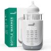imageGROWNSY Nutri Bottle Warmer with Innovative AutoLift Feature 10in1 Fast Baby Bottle Warmer with Night Light Retain Nutrients Milk Warmer for BreastmilkampampFormulaGrey