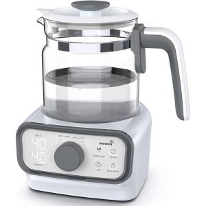 imageGROWNSY Baby Instant Warmer Glass Water Boiler with Accurate Temperature Control for Formula Coffee and Tea 13 Liter Electric Kettle with LCD Display and Timer