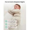 imageGROWNSY Transitional Swaddle Sleep Sack 36 Months Starfish Design Baby Swaddle Sack DualZipper for Easy Diaper Changes Proper Hip Development ampamp Openable Foot Button 1220lbs Space TourismDeer
