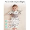 imageGROWNSY Transitional Swaddle Sleep Sack 36 Months Starfish Design Baby Swaddle Sack DualZipper for Easy Diaper Changes Proper Hip Development ampamp Openable Foot Button 1220lbs Space TourismSpace Tourism
