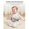 imageGROWNSY Transitional Swaddle Sleep Sack 36 Months Starfish Design Baby Swaddle Sack DualZipper for Easy Diaper Changes Proper Hip Development ampamp Openable Foot Button 1220lbs Space TourismSpace Tourism