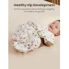 imageGROWNSY Transitional Swaddle Sleep Sack 36 Months Starfish Design Baby Swaddle Sack DualZipper for Easy Diaper Changes Proper Hip Development ampamp Openable Foot Button 1220lbs Space TourismBear Forest