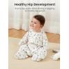 imageGROWNSY Transitional Swaddle Sleep Sack 36 Months Starfish Design Baby Swaddle Sack DualZipper for Easy Diaper Changes Proper Hip Development ampamp Openable Foot Button 1220lbs Space TourismMunchkin Forest