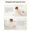 imageGROWNSY Transitional Swaddle Sleep Sack 36 Months Starfish Design Baby Swaddle Sack DualZipper for Easy Diaper Changes Proper Hip Development ampamp Openable Foot Button 1220lbs Space TourismMunchkin Forest