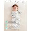 imageGROWNSY Transitional Swaddle Sleep Sack 36 Months Starfish Design Baby Swaddle Sack DualZipper for Easy Diaper Changes Proper Hip Development ampamp Openable Foot Button 1220lbs Space TourismMunchkin Forest