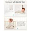 imageGROWNSY Transitional Swaddle Sleep Sack 36 Months Starfish Design Baby Swaddle Sack DualZipper for Easy Diaper Changes Proper Hip Development ampamp Openable Foot Button 1220lbs Space TourismDeer