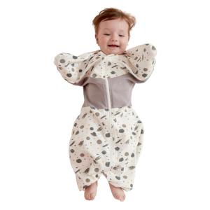 imageGROWNSY Transitional Swaddle Sleep Sack 36 Months Starfish Design Baby Swaddle Sack DualZipper for Easy Diaper Changes Proper Hip Development ampamp Openable Foot Button 1220lbs Space TourismSpace Tourism
