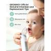 imageGROWNSY Official Upgraded Larger Suction Chamber and 3Pcs Silicone Tips for GROWNSY Nasal Aspirator Nose Sucker Replacement KitLarger Suction Chamber  3Pcs Tips