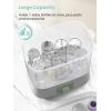 imageGROWNSY Adjustable 3 in 1 Large Bottle Sterilizer and Dryer Electric Steam Baby Bottle Sterilizer Bottle Sanitizer for Baby Bottles ampamp Pacifiers Breast Pump Parts GreenGreen