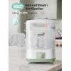 imageGROWNSY Adjustable 3 in 1 Large Bottle Sterilizer and Dryer Electric Steam Baby Bottle Sterilizer Bottle Sanitizer for Baby Bottles ampamp Pacifiers Breast Pump Parts GreenGreen