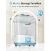 imageGROWNSY Adjustable 3 in 1 Large Bottle Sterilizer and Dryer Electric Steam Baby Bottle Sterilizer Bottle Sanitizer for Baby Bottles ampamp Pacifiers Breast Pump Parts GreenBlue