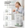 imageGROWNSY Adjustable 3 in 1 Large Bottle Sterilizer and Dryer Electric Steam Baby Bottle Sterilizer Bottle Sanitizer for Baby Bottles ampamp Pacifiers Breast Pump Parts GreenGreen