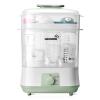 imageGROWNSY Adjustable 3 in 1 Large Bottle Sterilizer and Dryer Electric Steam Baby Bottle Sterilizer Bottle Sanitizer for Baby Bottles ampamp Pacifiers Breast Pump Parts GreenGreen
