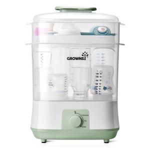 imageGROWNSY Adjustable 3 in 1 Large Bottle Sterilizer and Dryer Electric Steam Baby Bottle Sterilizer Bottle Sanitizer for Baby Bottles ampamp Pacifiers Breast Pump Parts GreenGreen