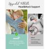 imageGROWNSY Baby Carrier Newborn to Toddler Cozy Baby Wraps Carrier Ergonomic Baby Carrier with Head Support Oxford BlueOxford Blue