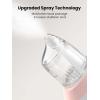 imageGROWNSY Nasal Aspirator for Baby 2in1 Electric Nose Spray ampamp Suction Baby Nose Sucker with Powerful Suction Music and Light Soothing Function PinkPink