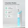 imageGROWNSY Nasal Aspirator for Baby 2in1 Electric Nose Spray ampamp Suction Baby Nose Sucker with Powerful Suction Music and Light Soothing Function PinkLight Blue
