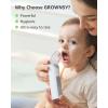 imageGROWNSY Nasal Aspirator for Baby 2in1 Electric Nose Spray ampamp Suction Baby Nose Sucker with Powerful Suction Music and Light Soothing Function PinkGrey