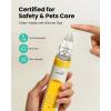 image:imageGROWNSY Electric Nasal Aspirator for Pet WhisperQuiet Nose amp Ear Suction for Dogs Cats Puppies amp Kittens Adjustable Suction FoodGrade Silicone Relieve Congestion Clear Milk Clean EarsYellow