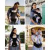 image:imageGrownsy FlyKnitted Baby Carrier with Hipseat Ultra Breathable Flexible Fit Safety Certified Plus Size Friendly Ideal for Comfortable Baby Wearing Newborn to Toddler 750lbs