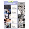 image:imageGrownsy FlyKnitted Baby Carrier with Hipseat Ultra Breathable Flexible Fit Safety Certified Plus Size Friendly Ideal for Comfortable Baby Wearing Newborn to Toddler 750lbs