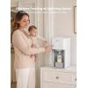 image:imageGROWNSY Baby Formula Maker UltraPrecise Automatic Formula Dispenser OneTouch Instant Bottle Prep 304 Stainless Steel Tank Fits Most Baby Bottles White