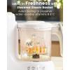 image:imageGrownsy Baby Food Maker with Steam Basket One Step Baby Food Processor Steamer Puree Blender Grinder Mills Machine Auto Cooking Grinding and Sterilizing for Healthy Homemade Baby Food GreenWhite