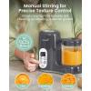 image:imageGrownsy Baby Food Maker with Steam Basket One Step Baby Food Processor Steamer Puree Blender Grinder Mills Machine Auto Cooking Grinding and Sterilizing for Healthy Homemade Baby Food GreenDark Gray