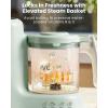 image:imageGrownsy Baby Food Maker with Steam Basket One Step Baby Food Processor Steamer Puree Blender Grinder Mills Machine Auto Cooking Grinding and Sterilizing for Healthy Homemade Baby Food GreenGreen