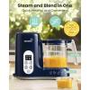image:imageGrownsy Baby Food Maker with Steam Basket One Step Baby Food Processor Steamer Puree Blender Grinder Mills Machine Auto Cooking Grinding and Sterilizing for Healthy Homemade Baby Food GreenDark Blue