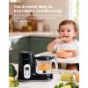 image:imageGrownsy Baby Food Maker with Steam Basket One Step Baby Food Processor Steamer Puree Blender Grinder Mills Machine Auto Cooking Grinding and Sterilizing for Healthy Homemade Baby Food GreenBlack