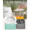 image:imageGrownsy Baby Food Maker with Steam Basket One Step Baby Food Processor Steamer Puree Blender Grinder Mills Machine Auto Cooking Grinding and Sterilizing for Healthy Homemade Baby Food GreenWhite