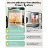 image:imageGrownsy Baby Food Maker with Steam Basket One Step Baby Food Processor Steamer Puree Blender Grinder Mills Machine Auto Cooking Grinding and Sterilizing for Healthy Homemade Baby Food GreenGreen